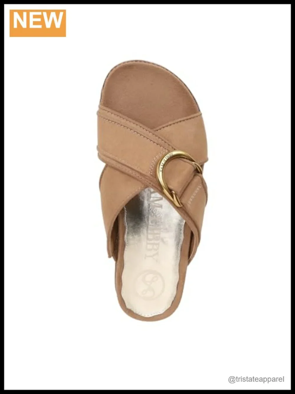 Flat Slide Sandals with X-Strap Slip-On Open Toe Casual